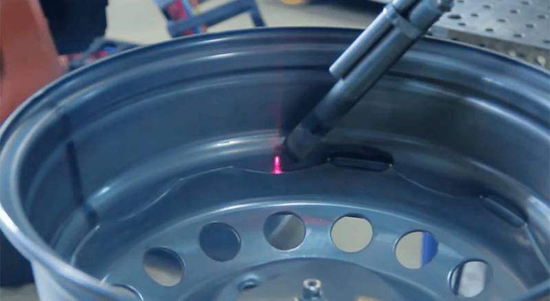 Automotive brake-disc welding with the LiteWELD hand-held laser